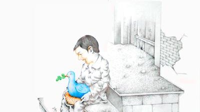 کودک و پرنده صلح