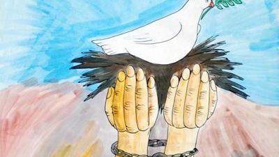 زنجیر و پرنده ی صلح!