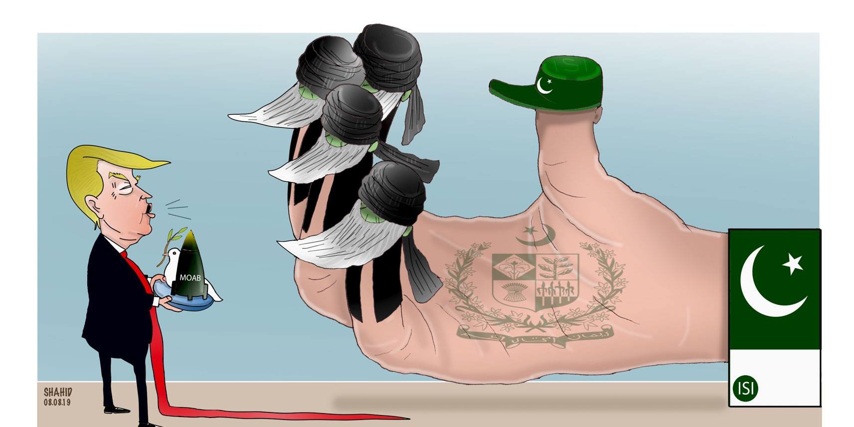 مذاکرات صلح آمریکا با تروریست های افغان-پاکستانی