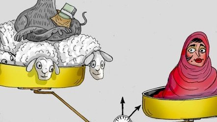 چهار کارتون: بدخشان، انتخابات، زن فروشی و رای مردم