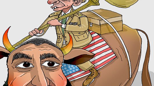 کابینه پیشنهادی کارتونیست؛ گاو ناتو عطا محمد نور و سال نو