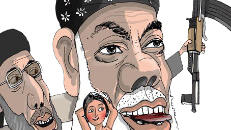 حج وکلای پارلمان و سنجاق شدن دختران خارجی به ریش حکمتیار و رفقا