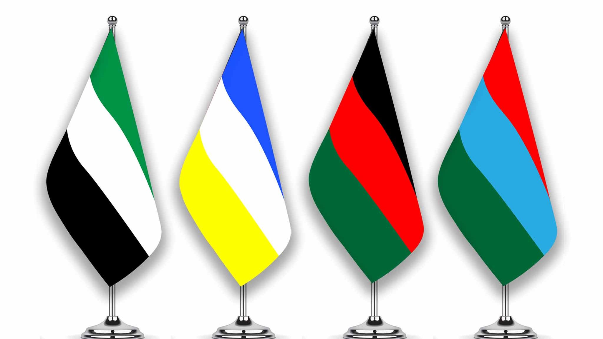 Thousands Shared a Picture Containing the Flag of Hazara, Tajik, Uzbek, and Pashtun