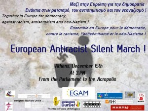 European Antiracist Silent March!