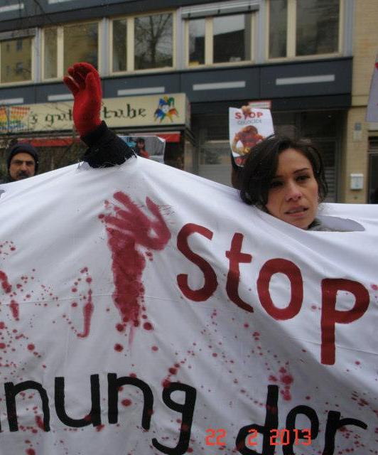 برلین: تظاهرات در اعتراض به کشتار هزاره ها در کویته