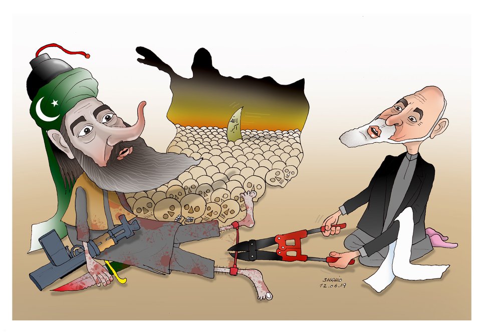 اشرف غنی احمدزی در حال آزادی تروریست و قاتل